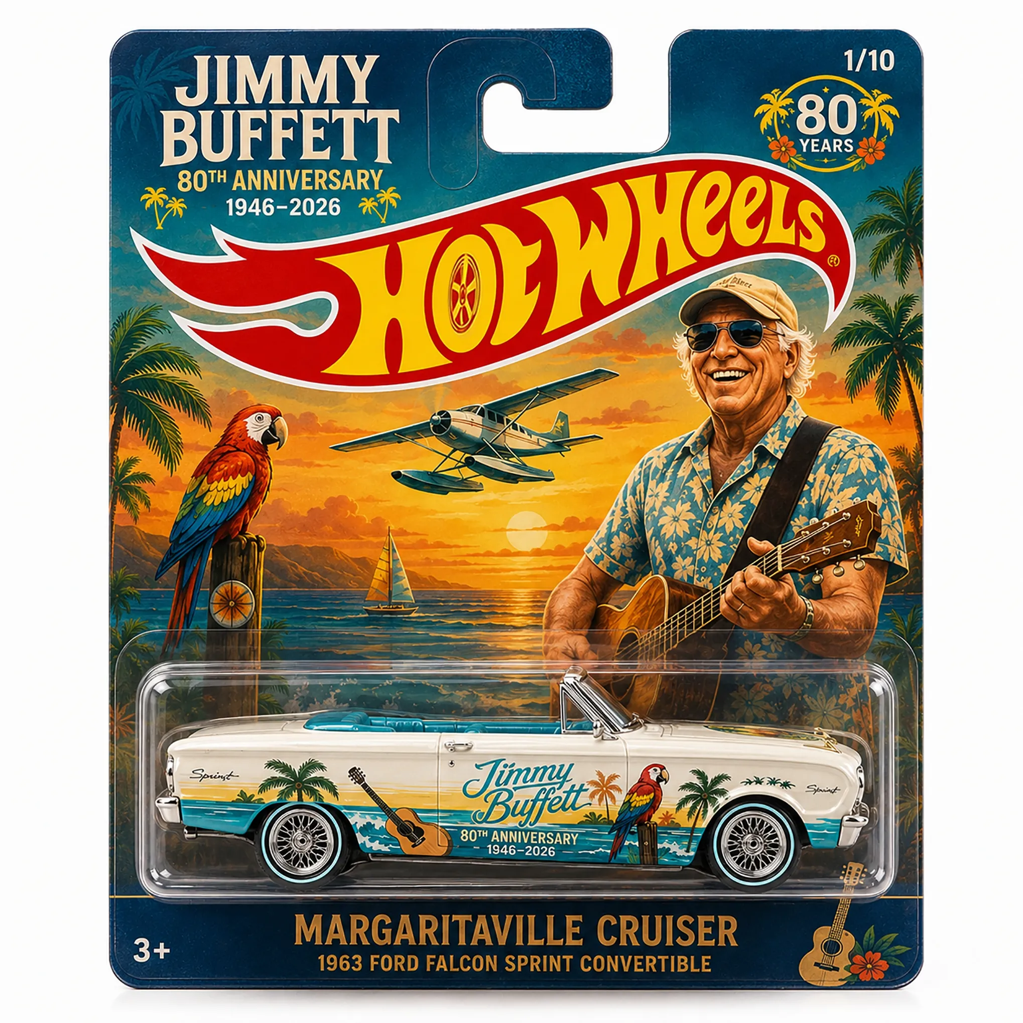 Jimmy Buffett 80th Anniversary Hot Wheels
