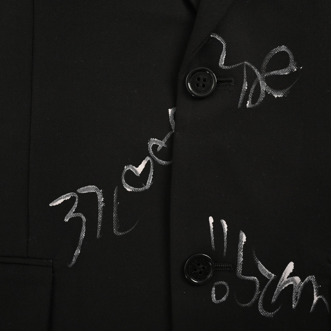 Balenciaga 24Fw graffiti jacket suit