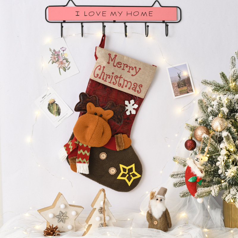 🌲Personalized cartoon Santa hanging stockings🧦
