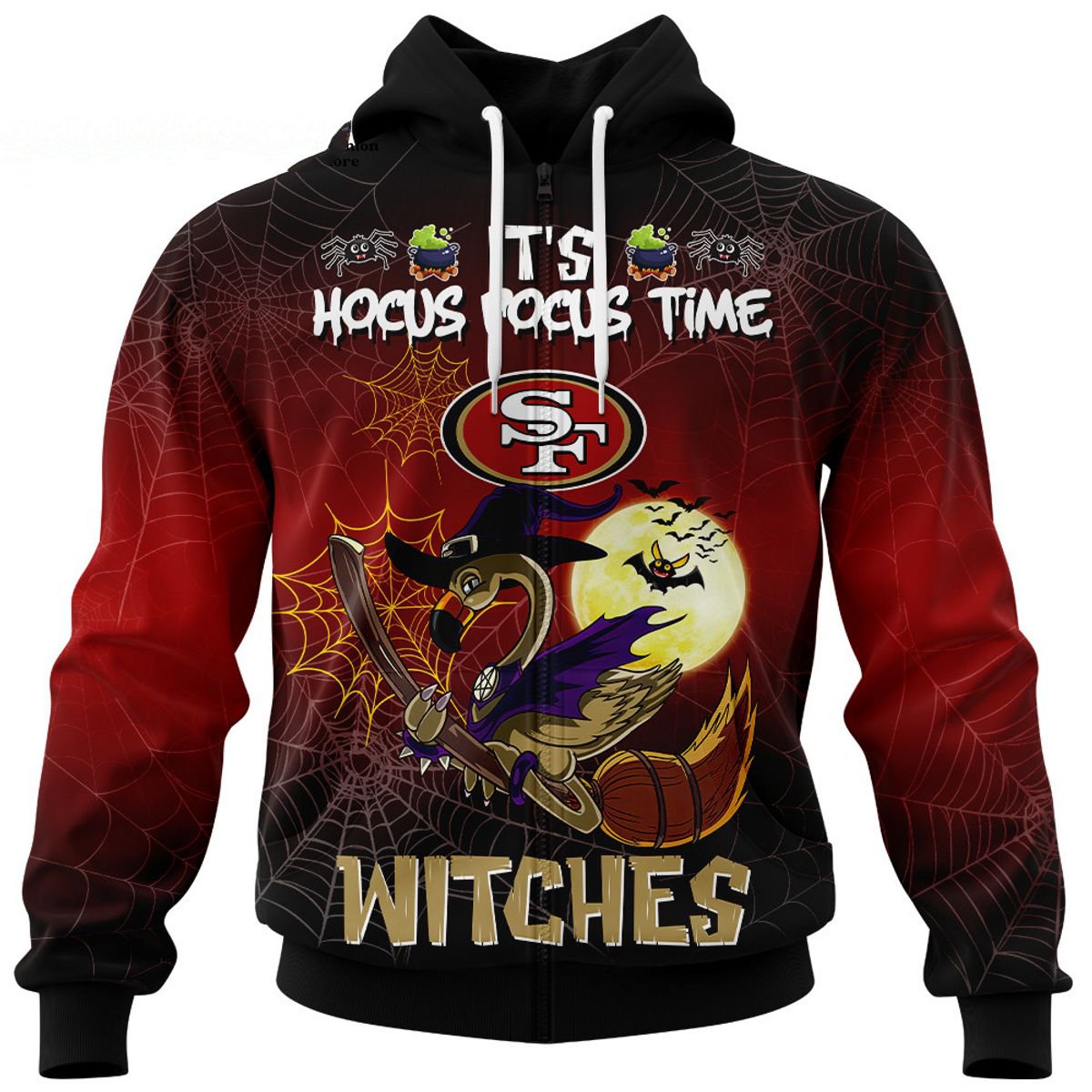 SAN FRANCISCO 49ERS 3D HOODIE HALLOWEEN002