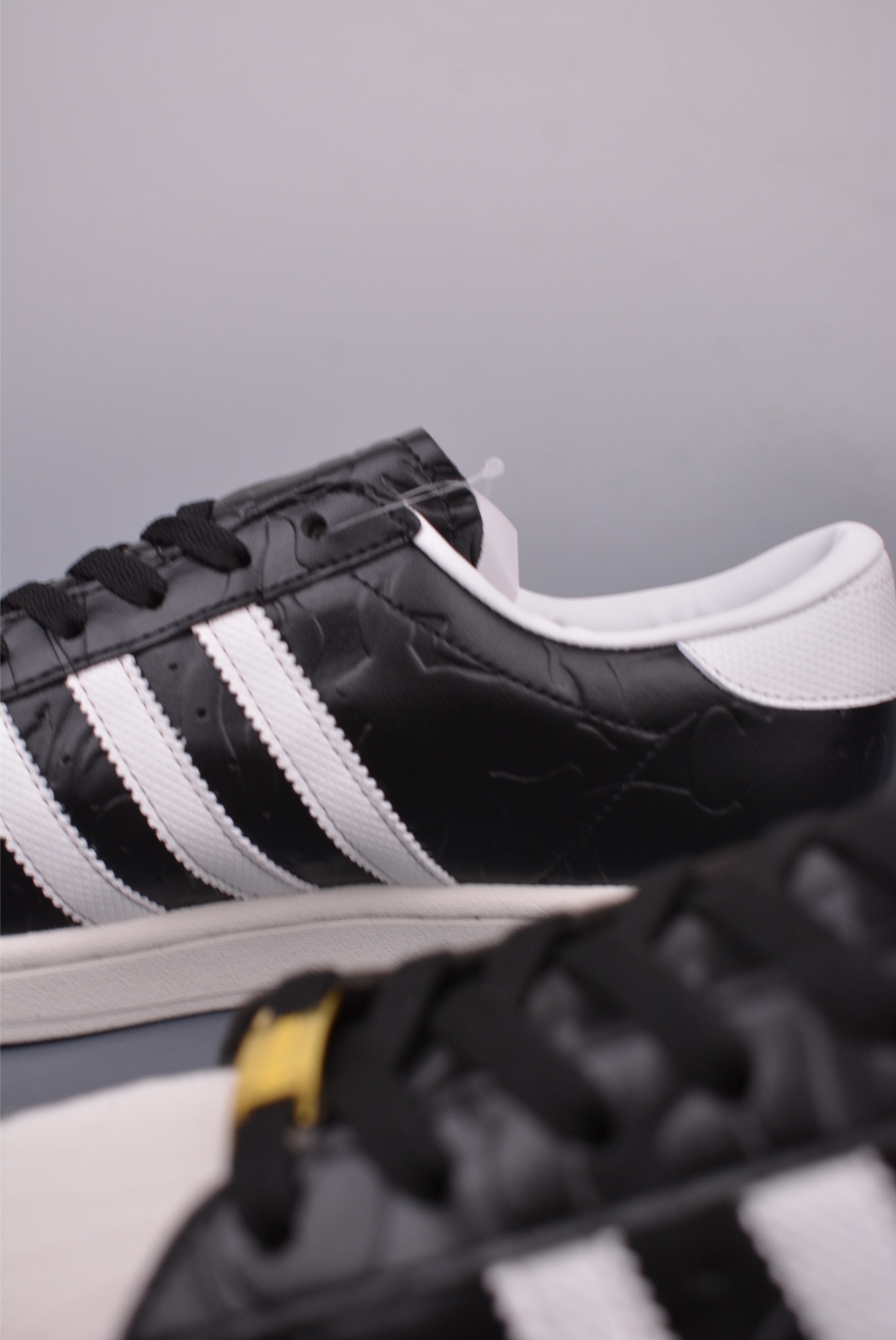 BATHING APE x adidas originals SUPERSTAR black and white luminous JQ3666