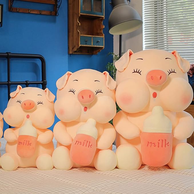 🔥ON SALE🔥Baby Pig Drinking Milk Plushies Doll Pillow-🎁Buy 2 Free Shipping