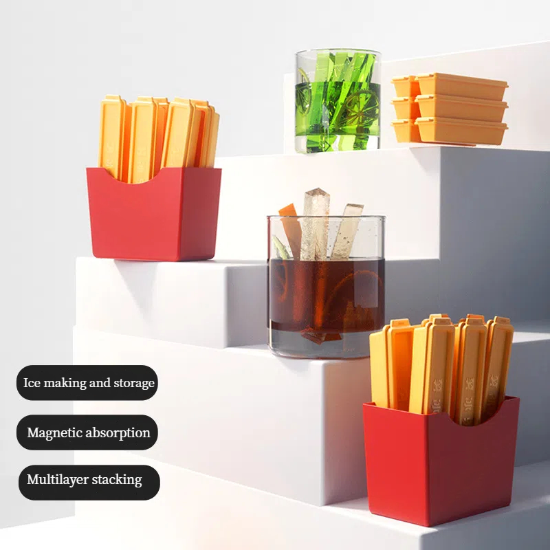 🍟🧊French Fries Silicone Ice Cube Mold☀️☀️ (a must-have in summer)