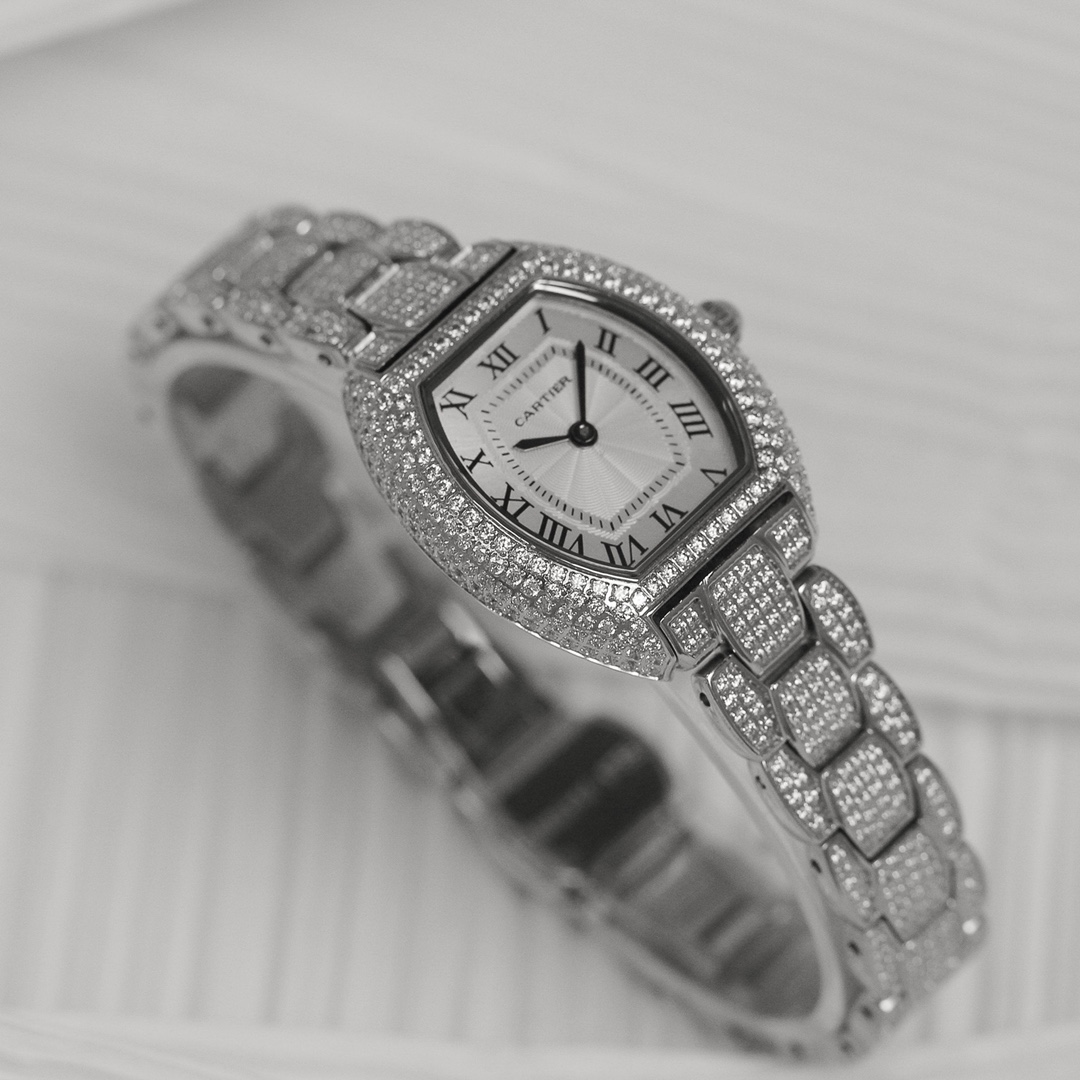 Cartier Gypsophila - Mini lady tonneau watch