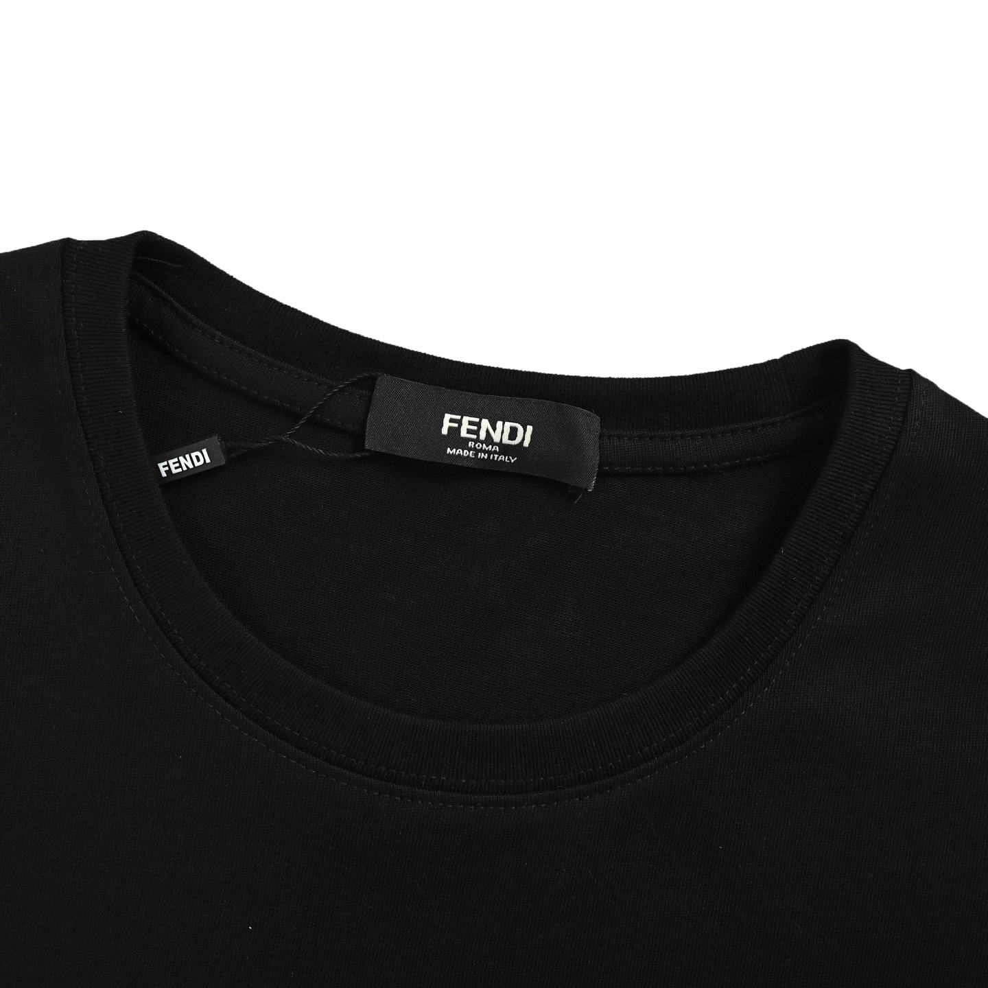 Fendi 25ss block letter print short sleeve