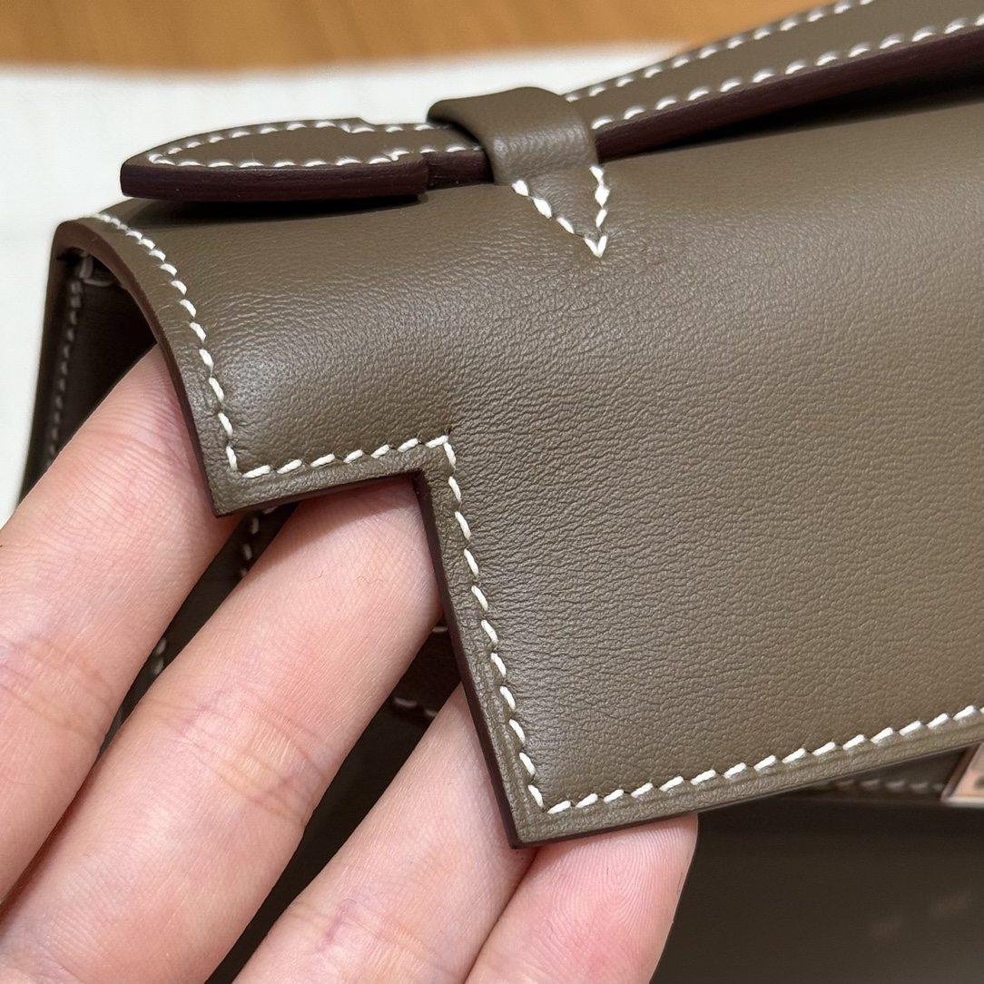 Hermès Kelly Pochette1 18Etoupe Handbag (Handmade to order)