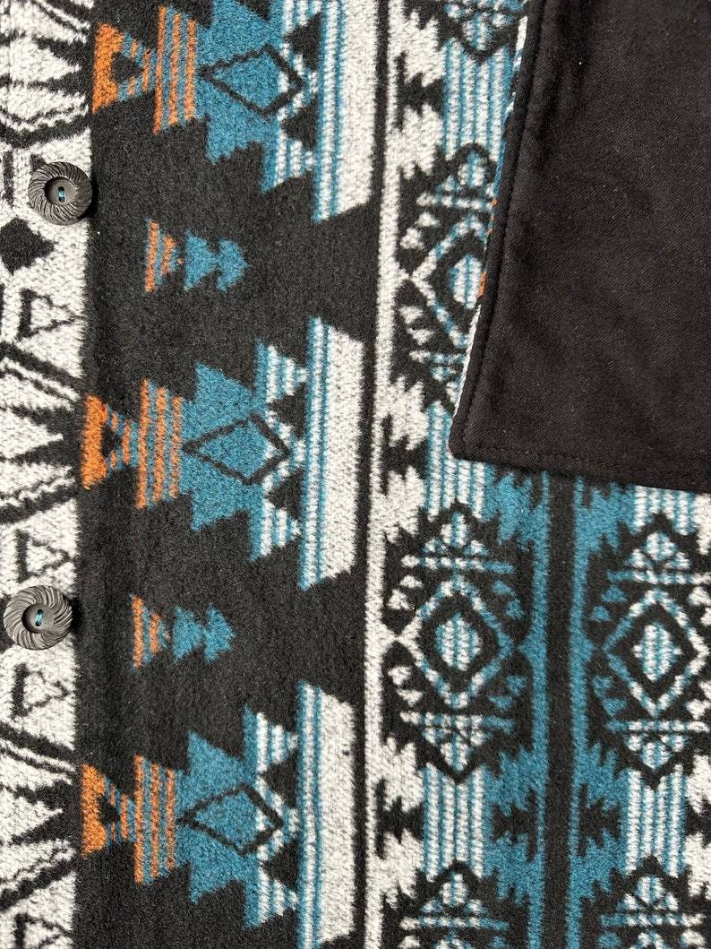 Regal Western Aztec Warm Neck Hood