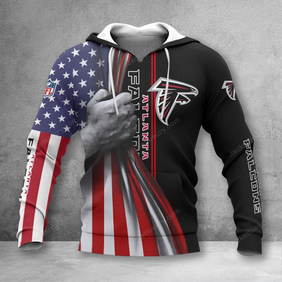 ATLANTA FALCONS 3D HOODIE SKULL0804