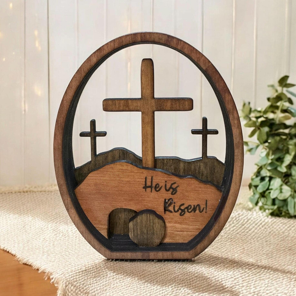 Resurrection Empty Tomb Easter Scene