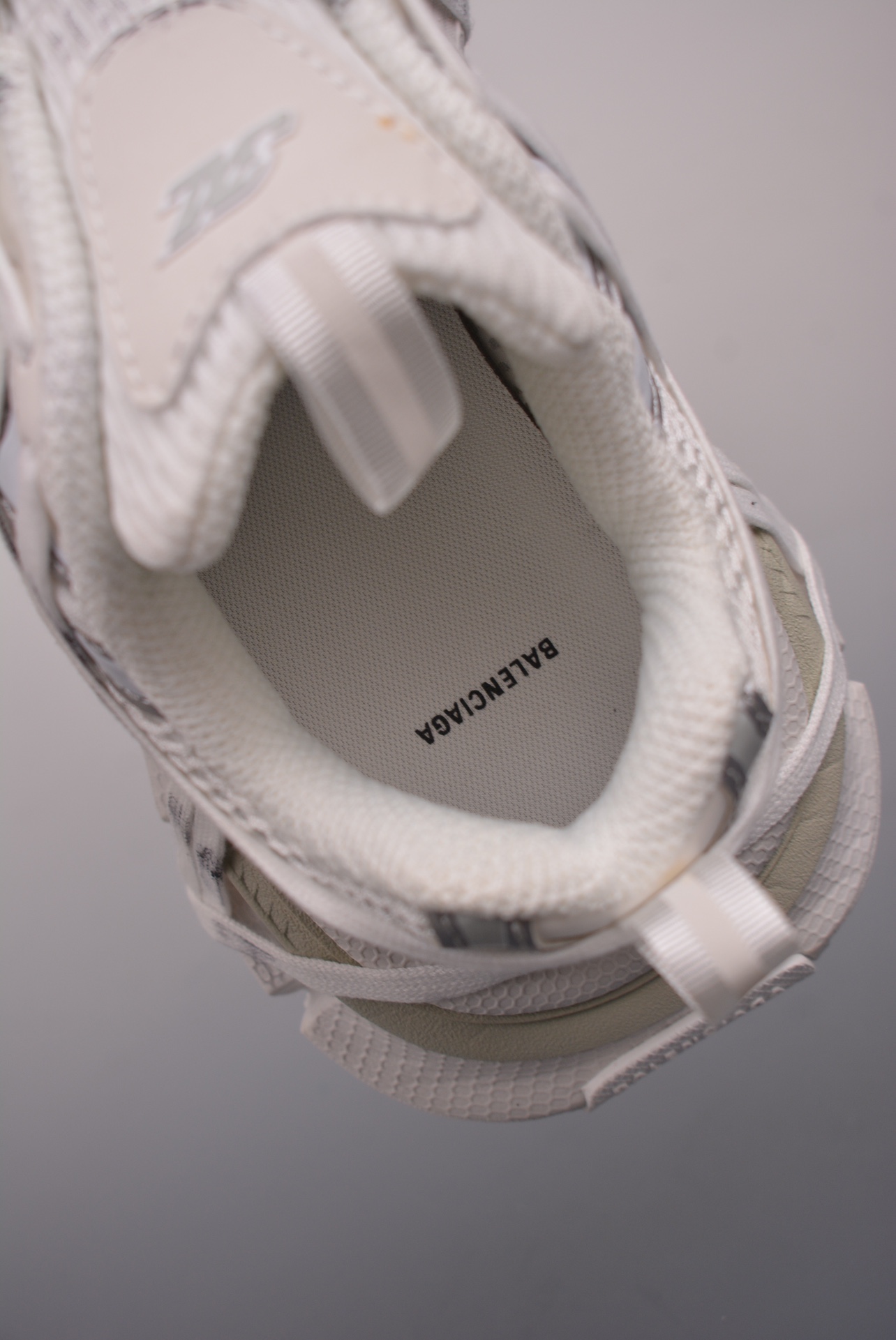 BALENCIAGA 3XL Extreme Lace Sneakers White 734731 W3XL2 0101
