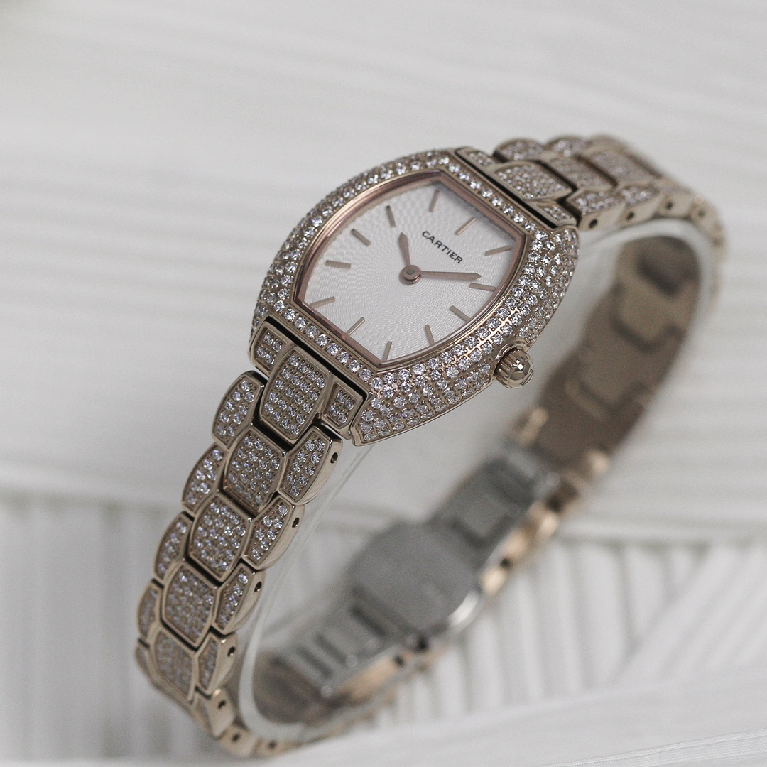 Cartier Gypsophila - Mini lady tonneau watch