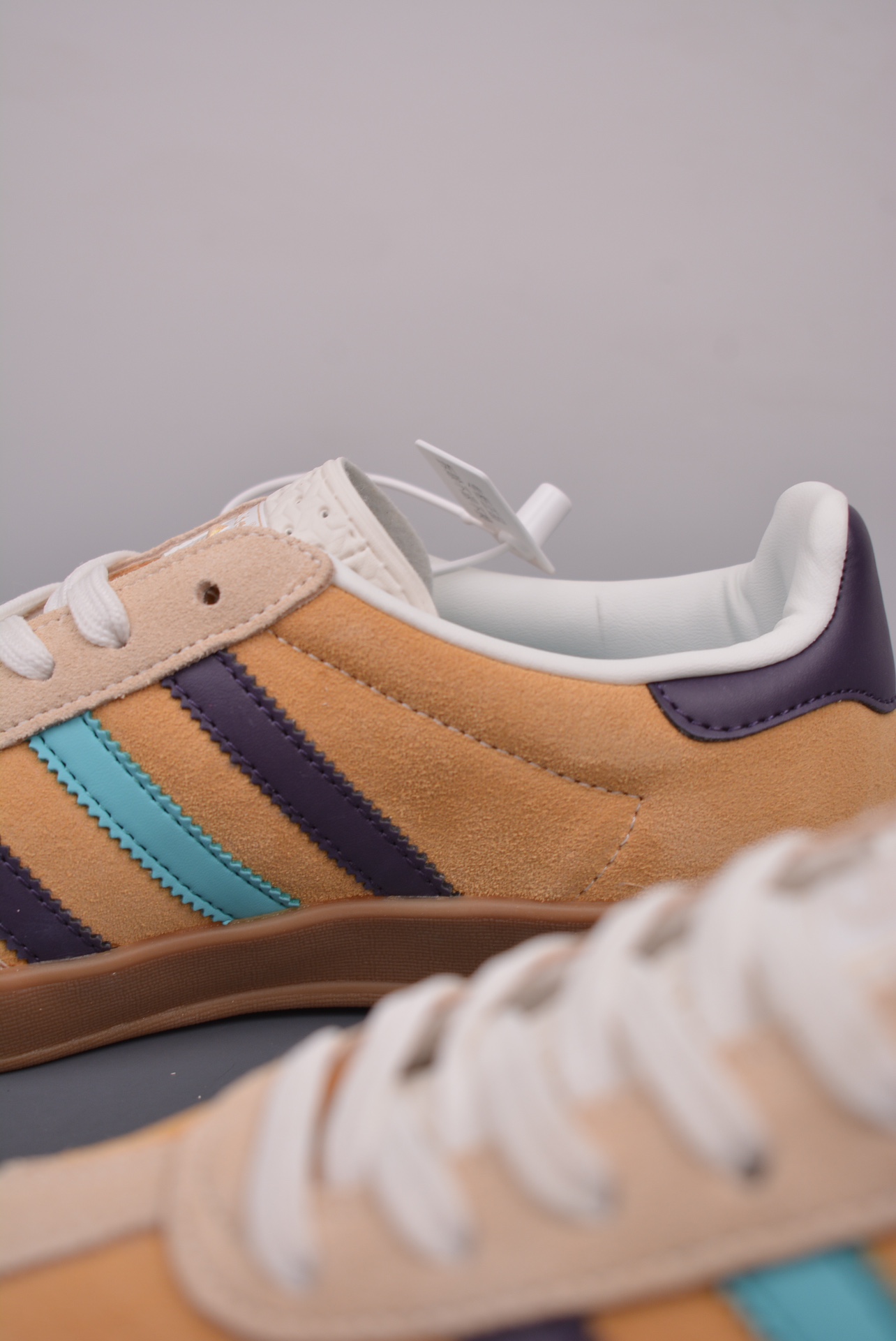 Adidas Gazelle Indoor Trainers Earthy Yellow Dark Purple IG1636