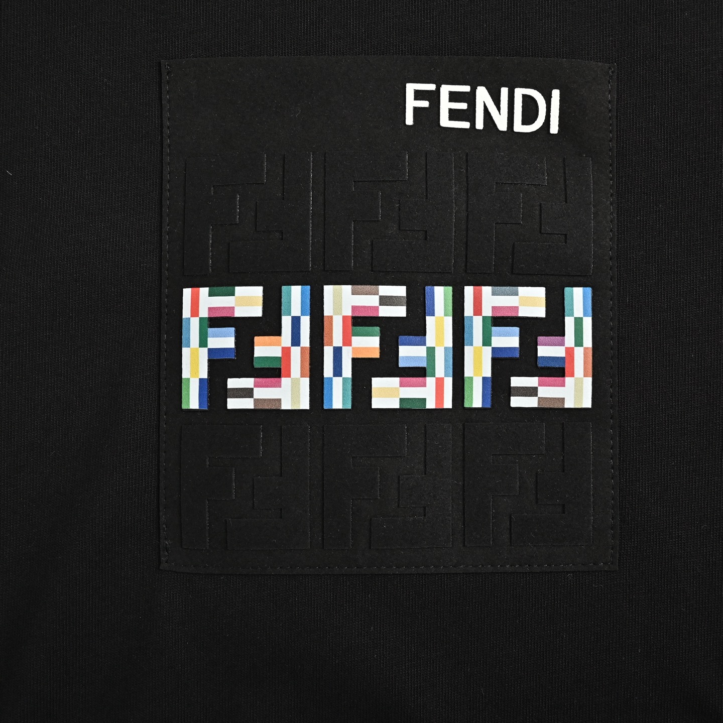 Fendi 25ss pocket FF embossed short sleeve