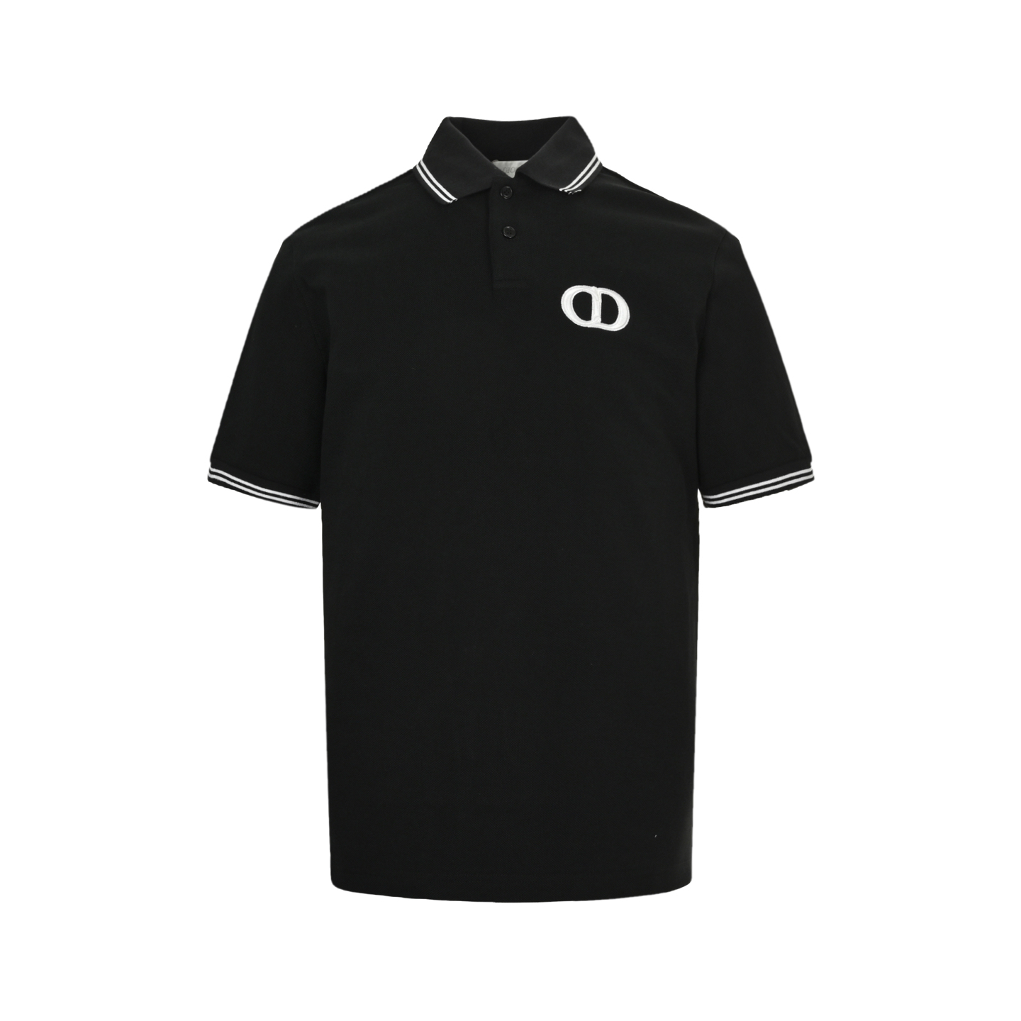 Dior 25ss CD embroidered logo Polo short sleeve
