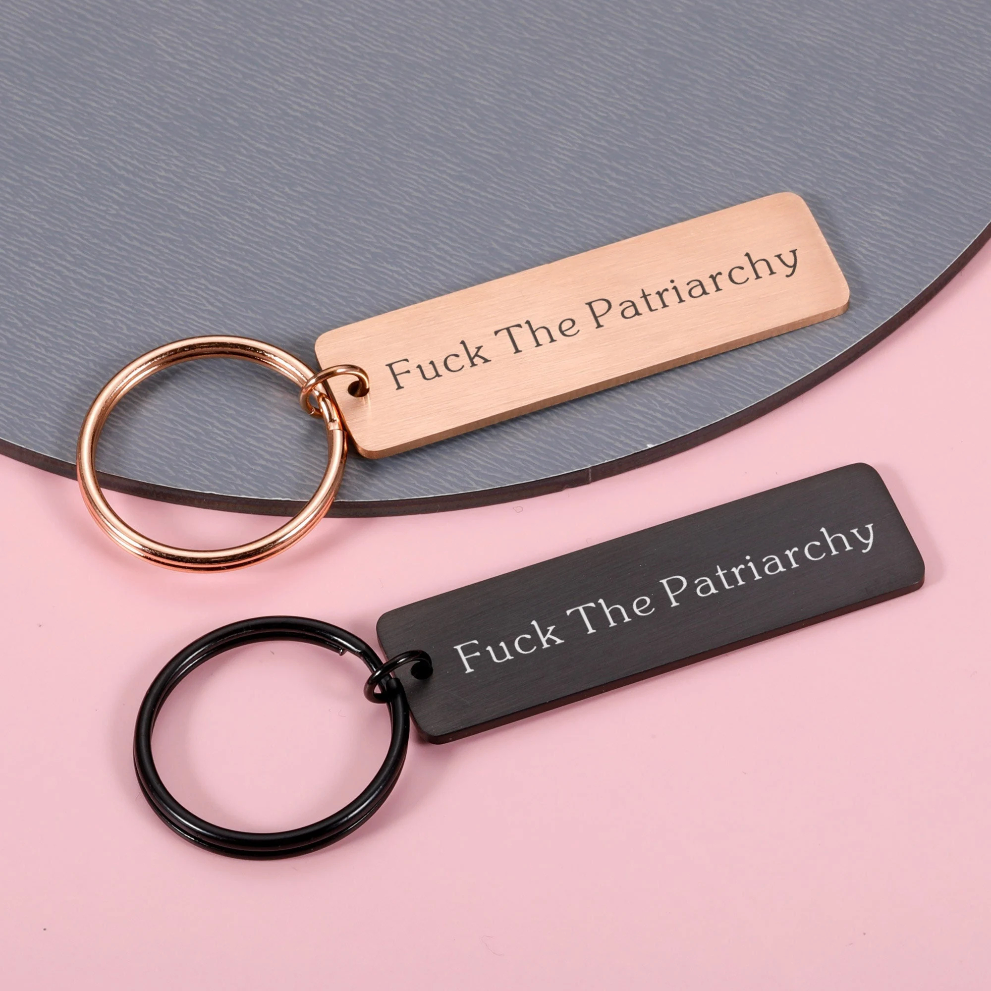 F*ck the Patriarchy Keychain