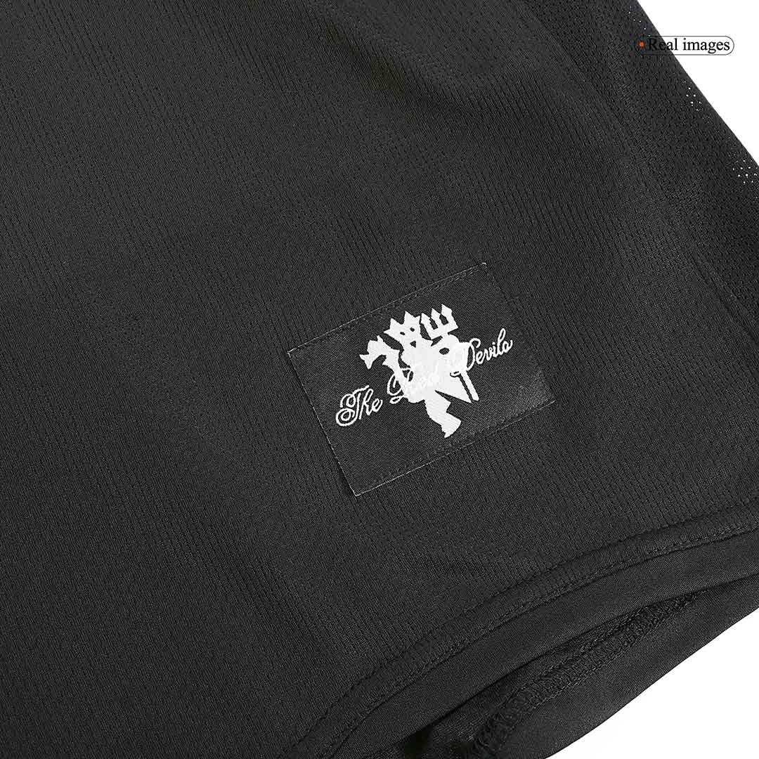 Manchester United retro away long-sleeved football shirt 2007/08