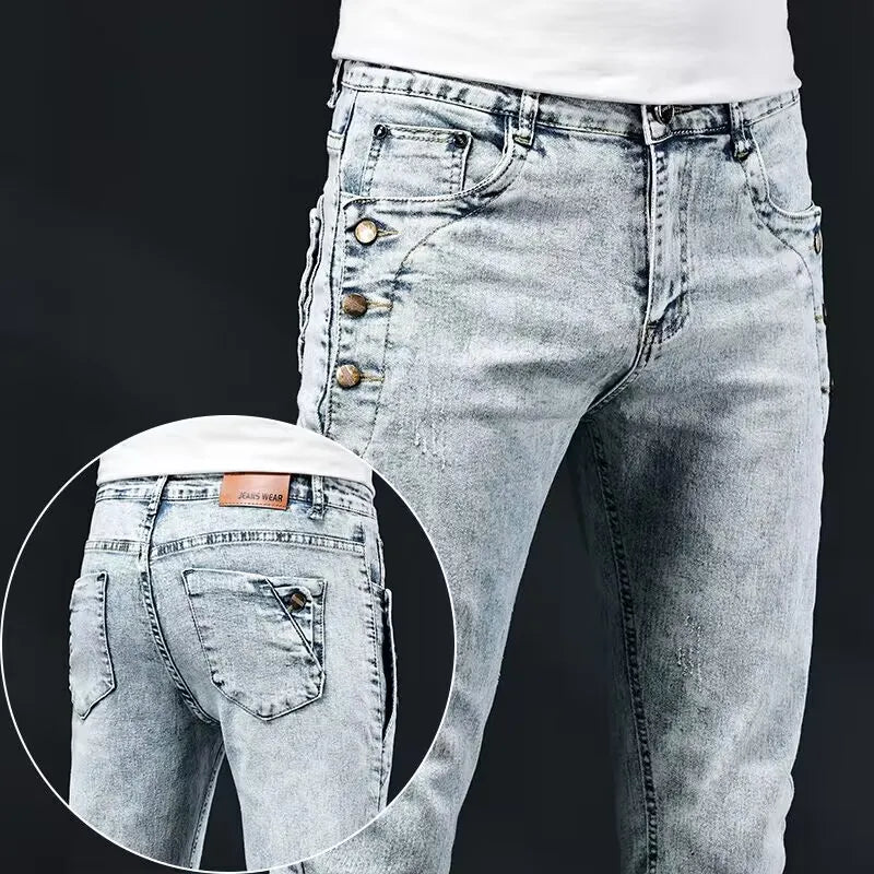 New Men's Slim Fit Denim Jeans