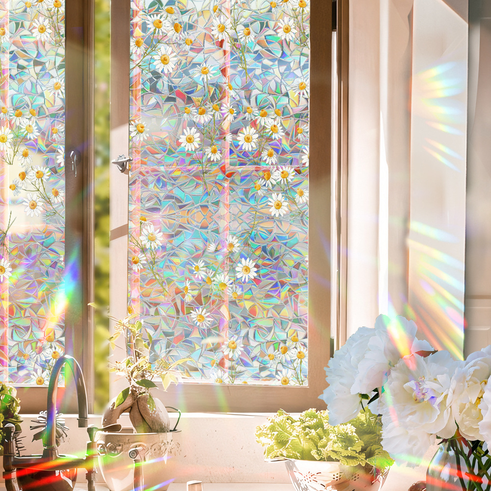 🔥On Sale🔥Stained Floral Pattern Glass Window Film