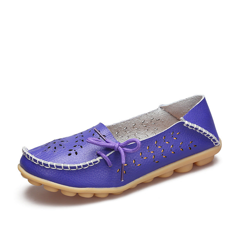 New Hollow Leather Casual Shoes