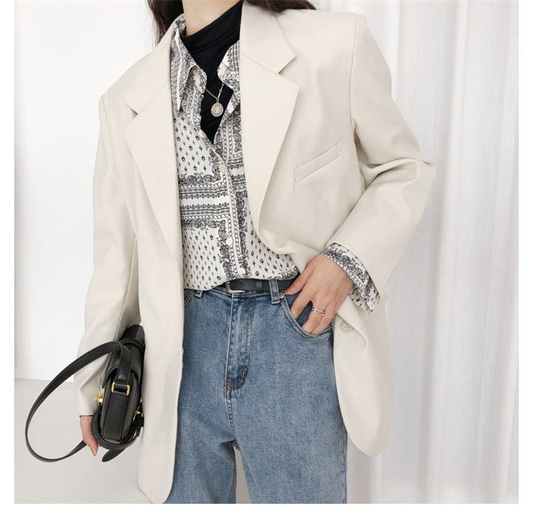 Ladies' casual style blouse Korean version of the small suit