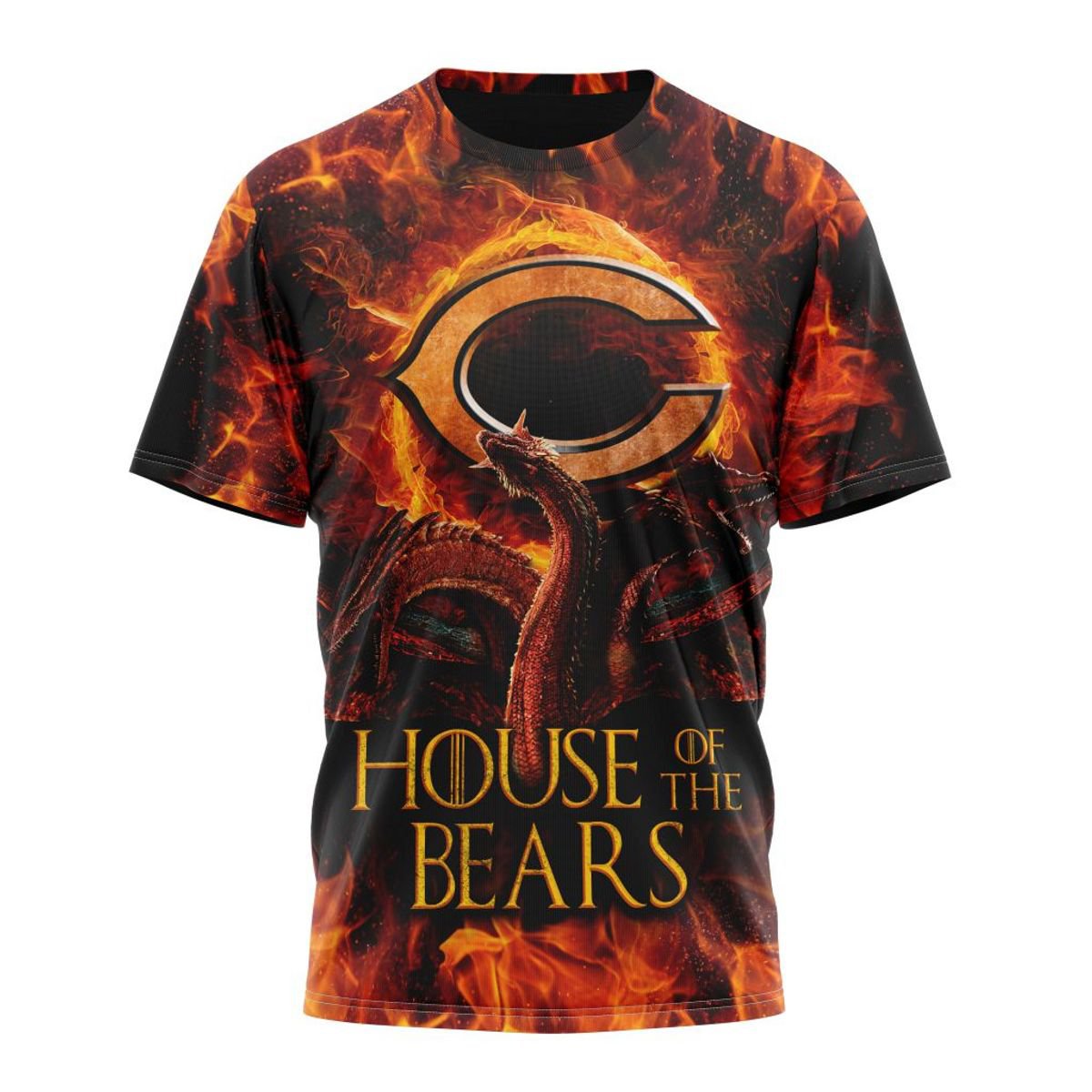 CHICAGO BEARS GAME OF THRONES – HOUSE OF THE BEARS 3D HOODIE
