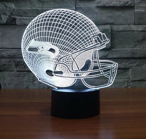 SEATTLE SEAHAWKS 3D LED LIGHT LAMP