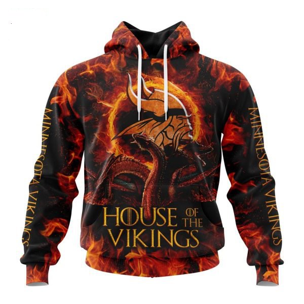 MINNESOTA VIKINGS GAME OF THRONES – HOUSE OF THE VIKINGS 3D HOODIE