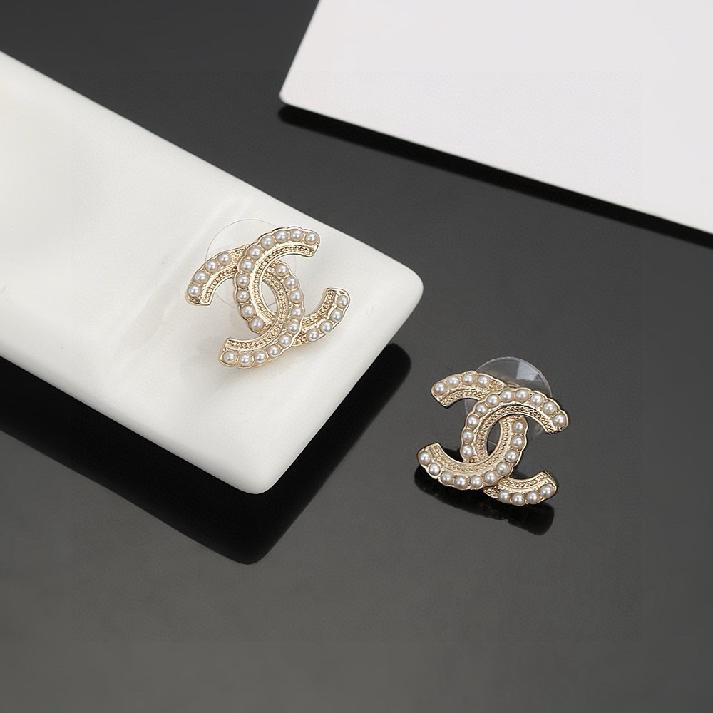 Chanel Pearl Classic Earrings
