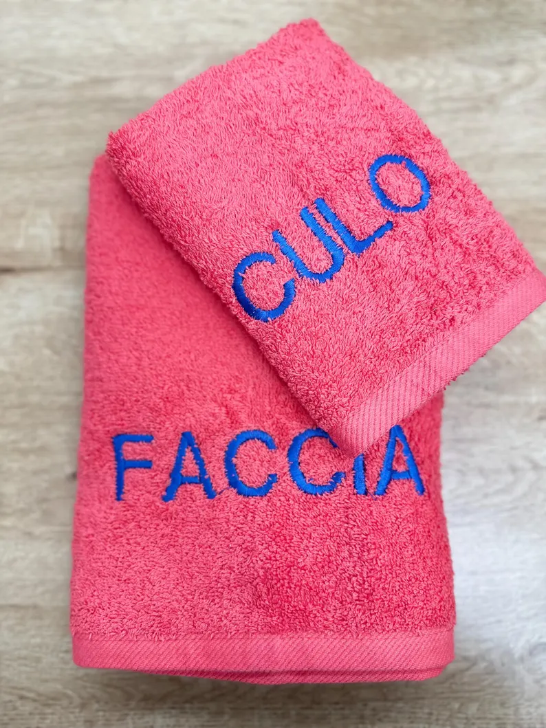 Face&Ass towel pair