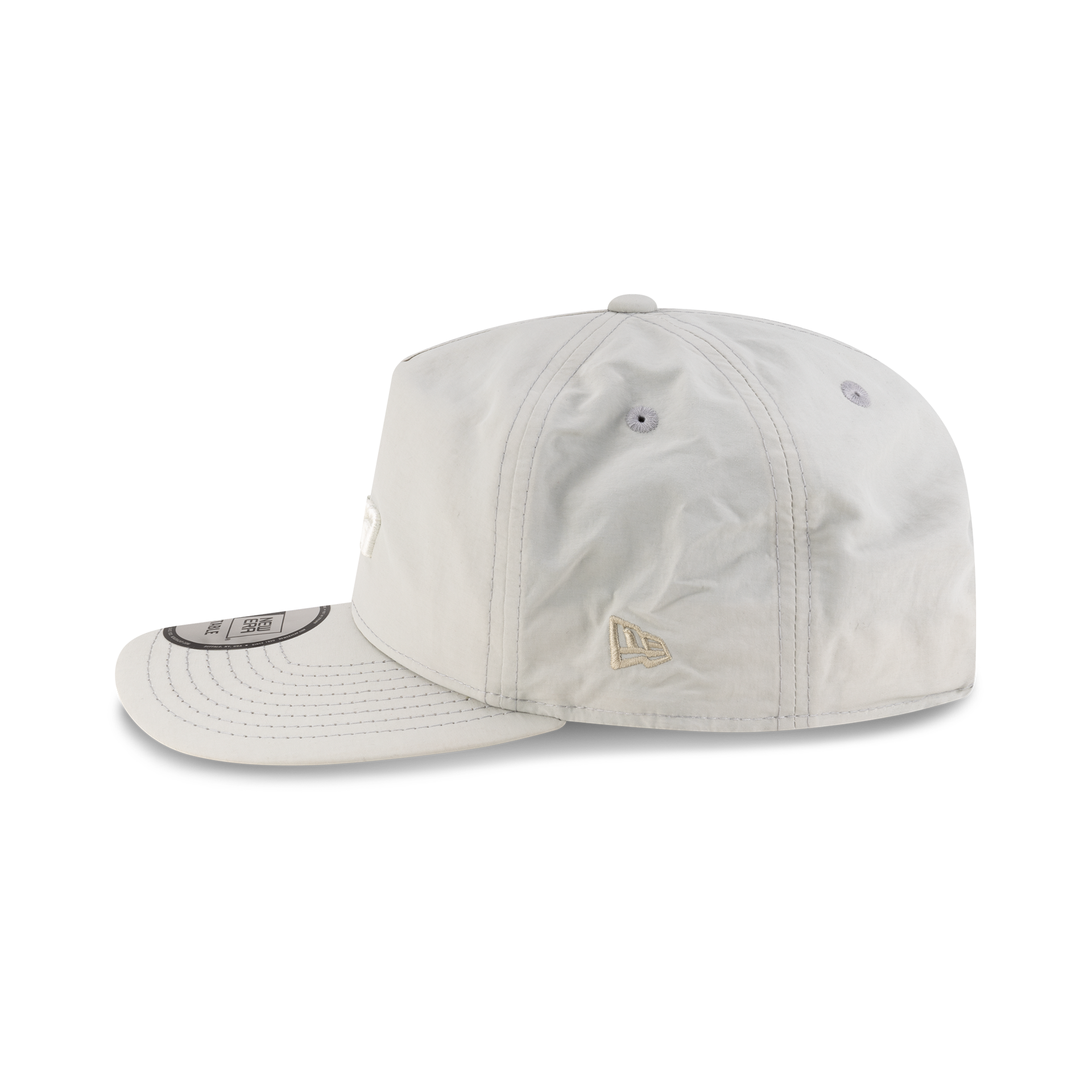 New Era Branded Raised Flag Mirage Gray Golfer Hat