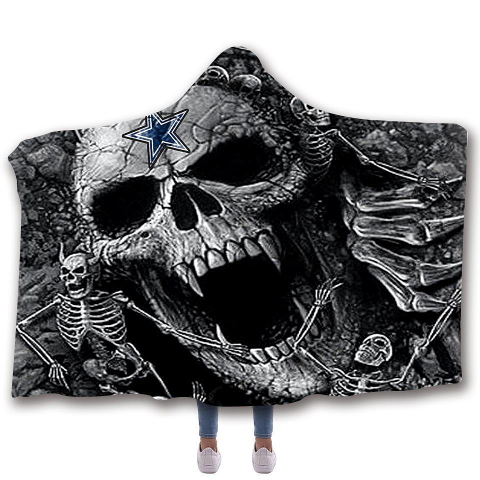 DALLAS COWBOYS CLASSIC 3D HOODED BLANKET