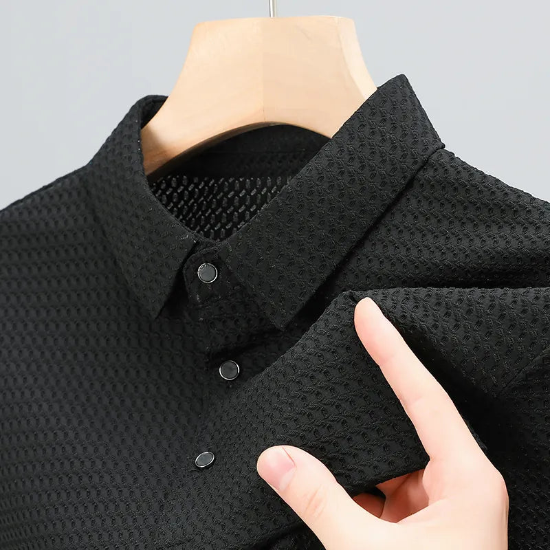 Govani Premium Waffle Polo Shirt