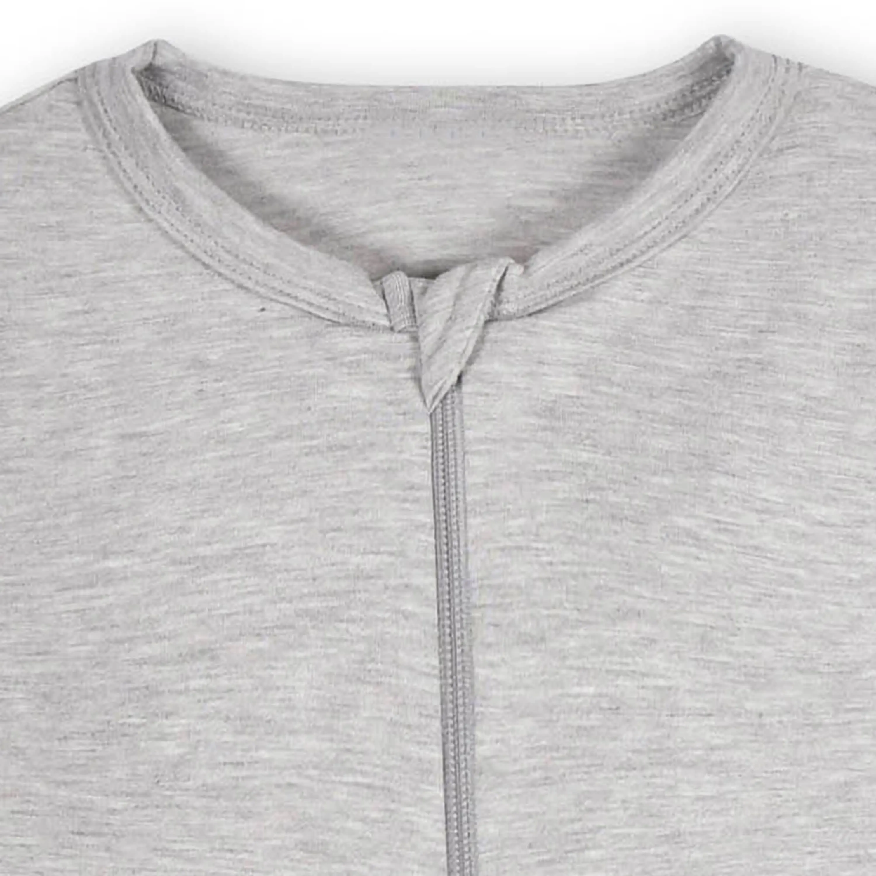 Baby & Toddler Glacier Gray Buttery Soft Viscose Made from Eucalyptus Snug Fit Footed Pajamas