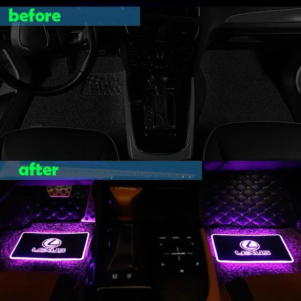 Car Interior Floor Mat Ambiance Light