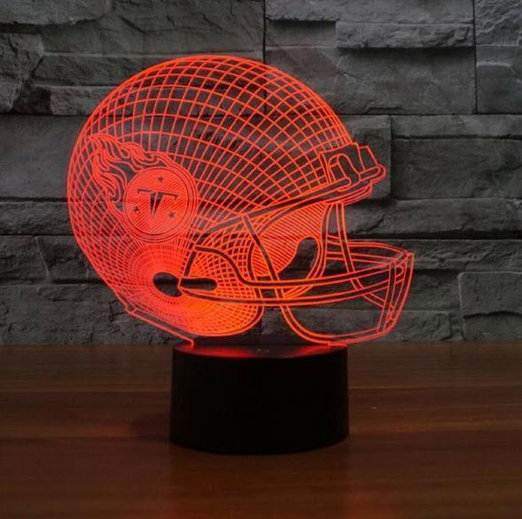 TENNESSEE TITANS 3D LAMP PERSONALIZED