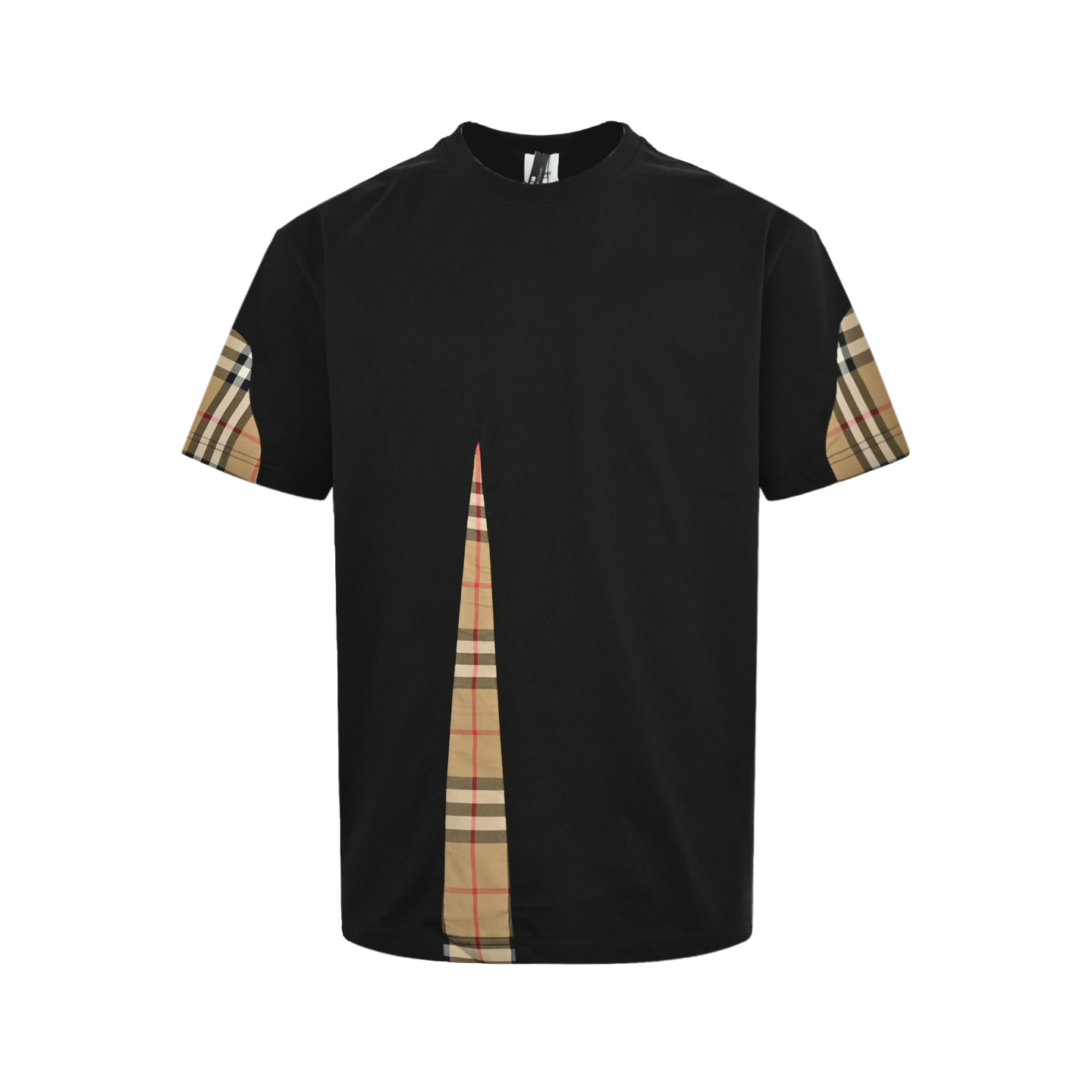 Burberry 25ss check patchwork short sleeve