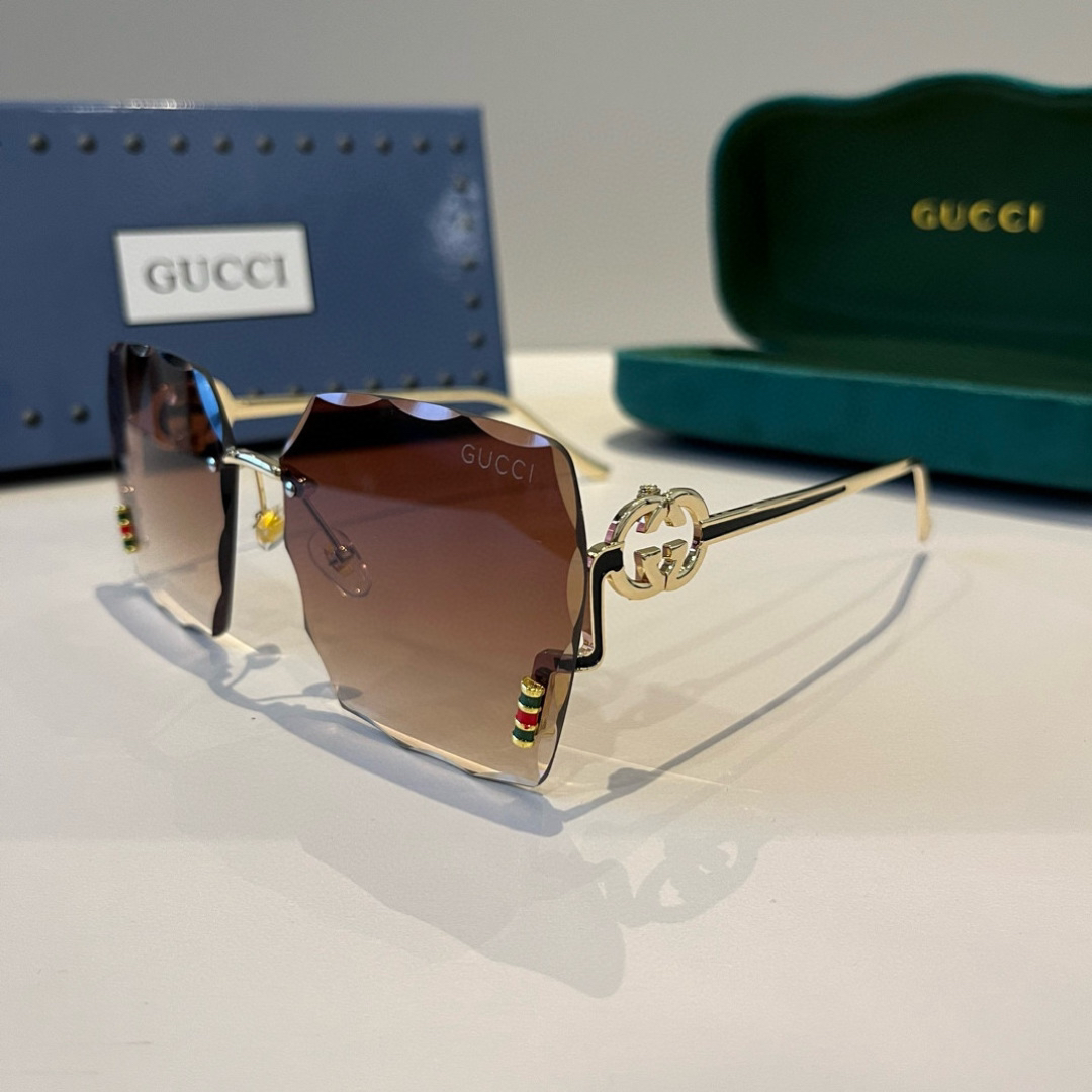 Gucci rimless sunglasses