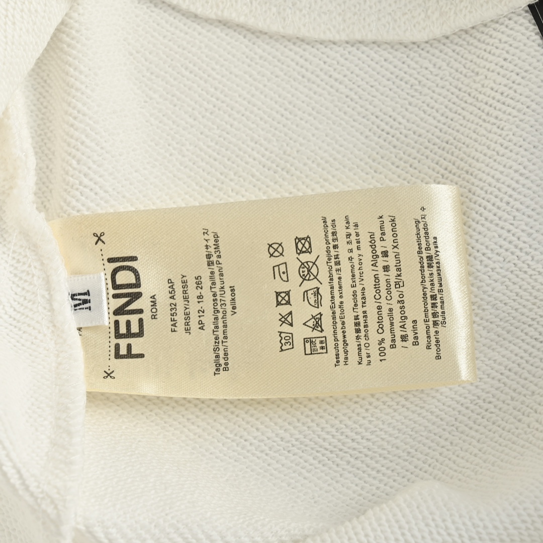 Fendi 24ss FF flocked twill lettering shorts