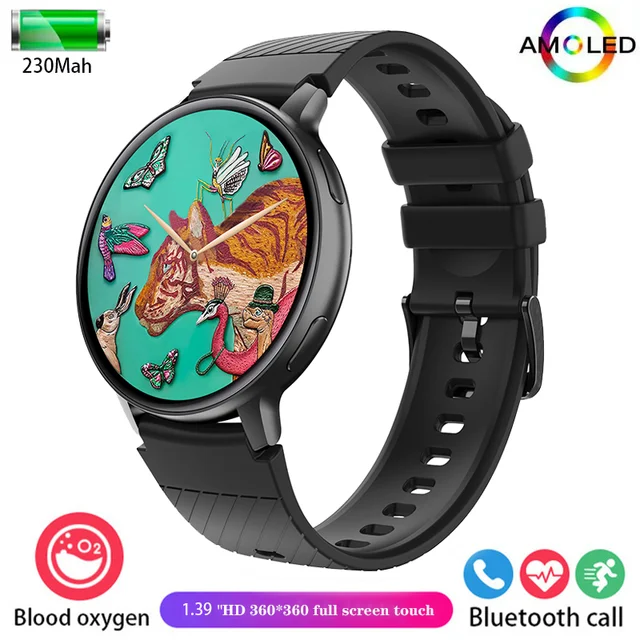 New women's smart watch Bluetooth call blood pressure blood oxygen heart rate monitor menstrual cycle waterproof smart watch