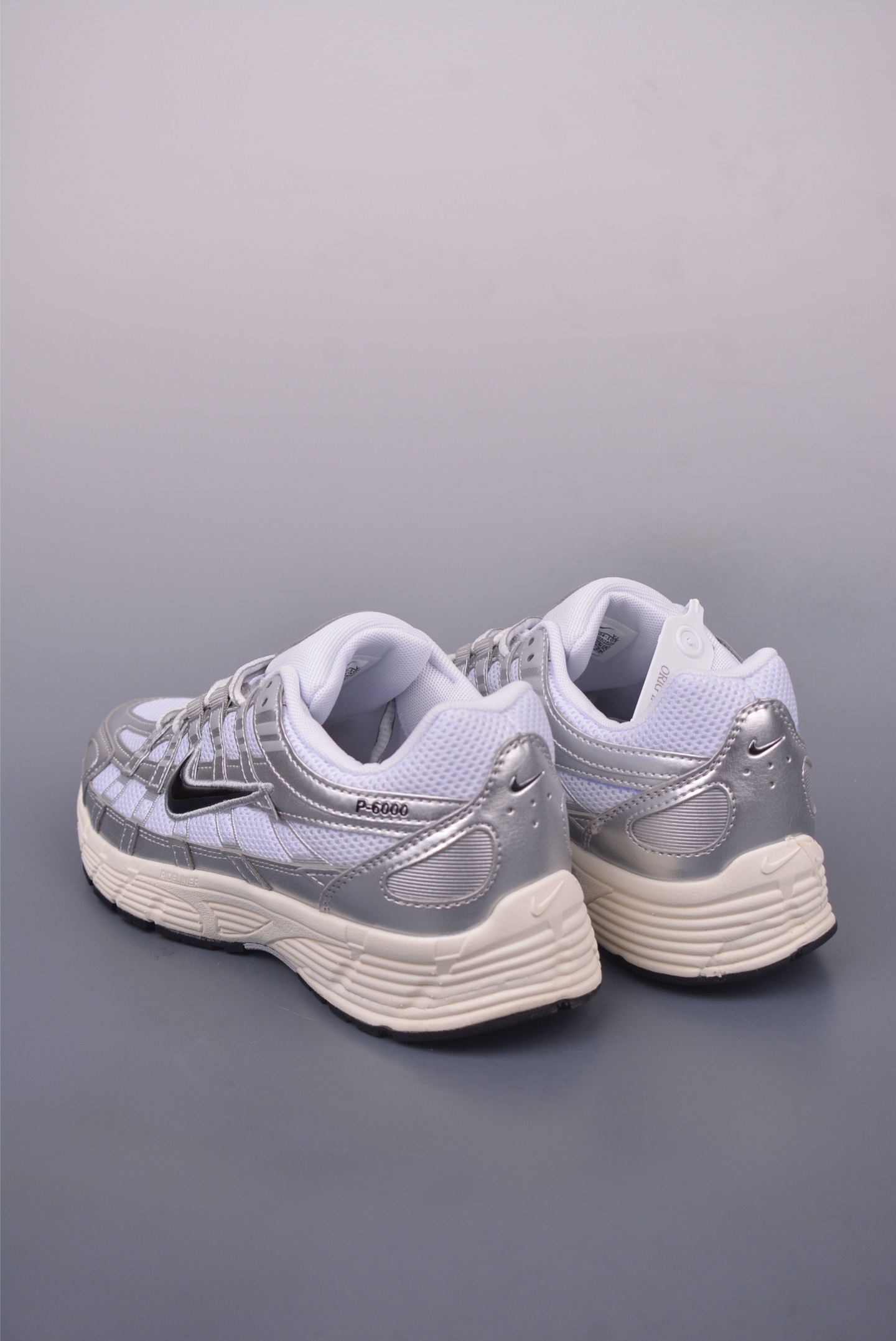 Nike Initiator Running INS sports shoes Silver Gray White Black CD6404-105