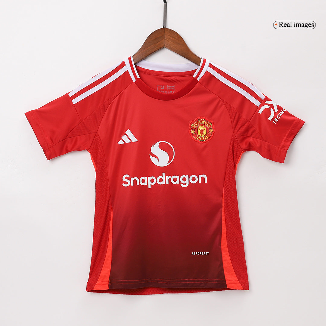 Manchester United kids' football shirt (shirt+shorts) 2024/25