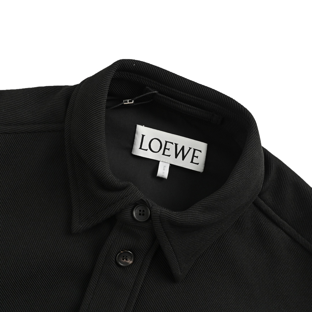 Loewe 24Fw pocket embroidered shirt jacket