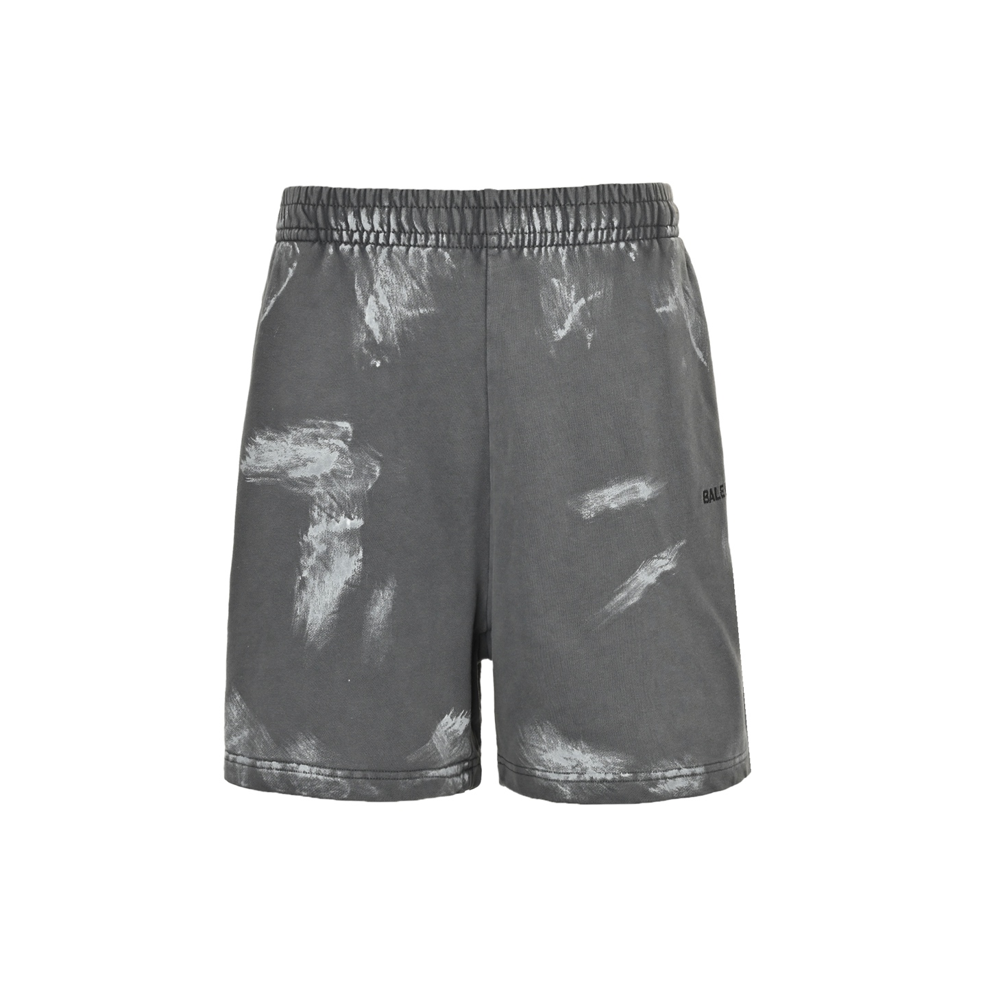 Balenciaga 25ss paint-jet embroidered shorts