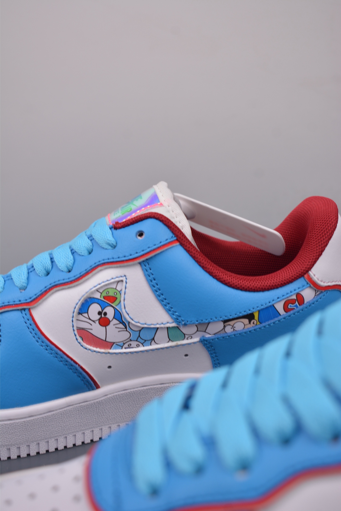 Doraemon x Nike Air Force 1 ´07 Low Light Blue Beige XL2420-333
