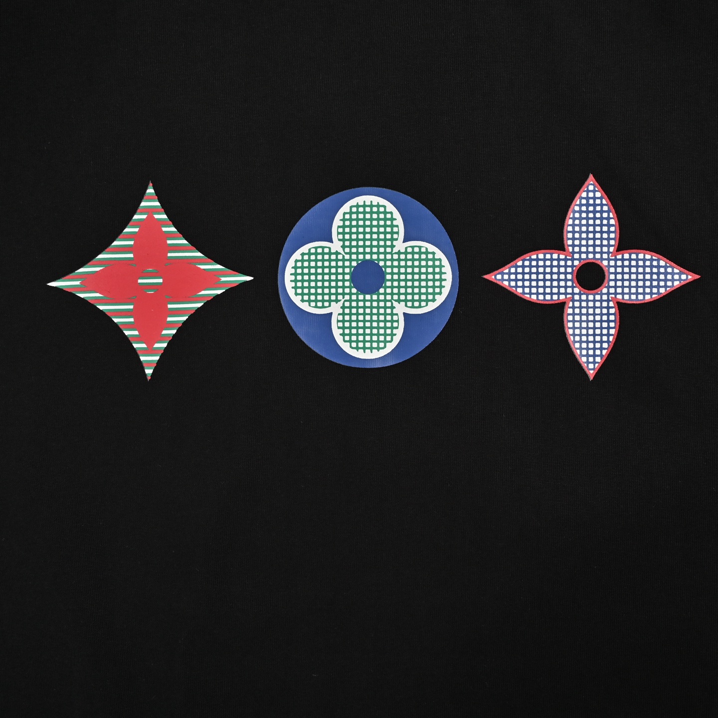 Louis Vuitton Monogram Three Flower Print Short Sleeve