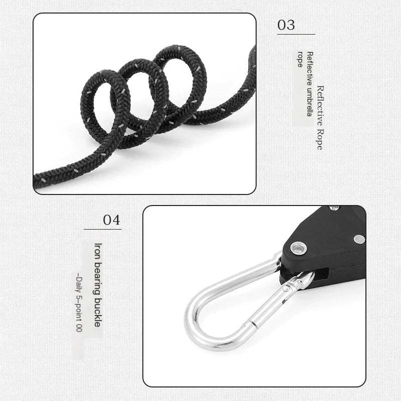 🔥Last Day 60% OFF🔥Portable Adjustable Fix Camping Rope
