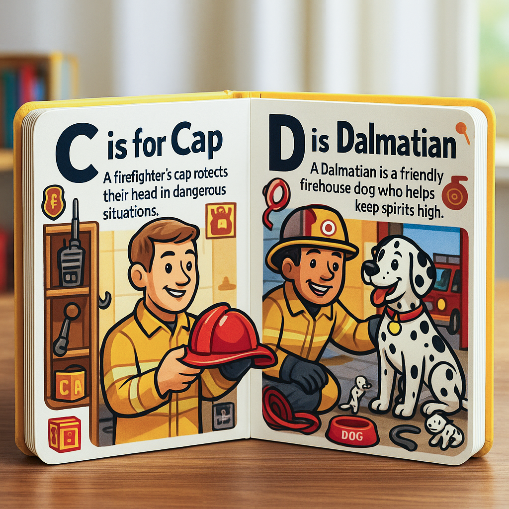🚒Firefighter ABC Book — A Tribute to Brave Heroes