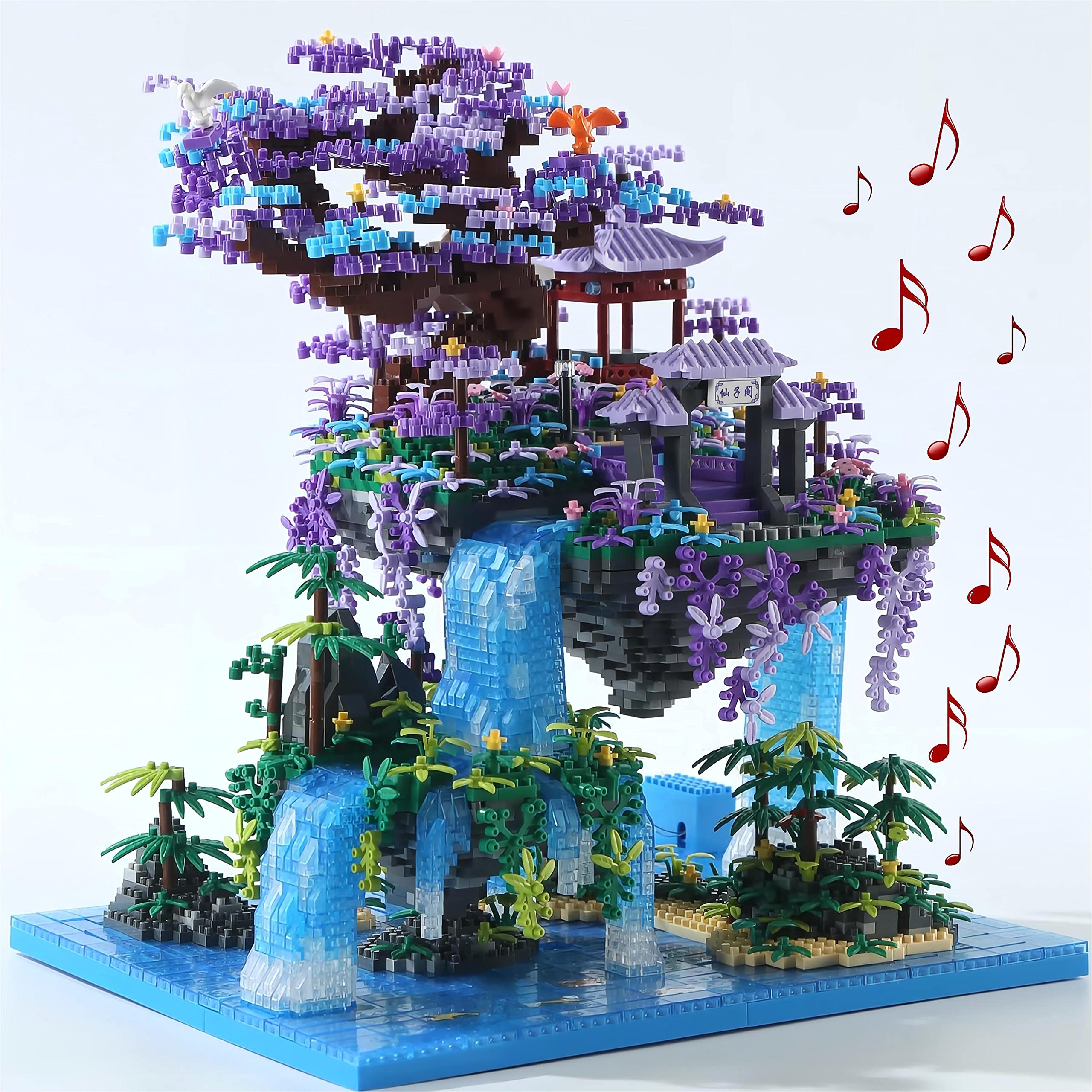 🌸 Sakura Tree House Building Set – 4574 PCS