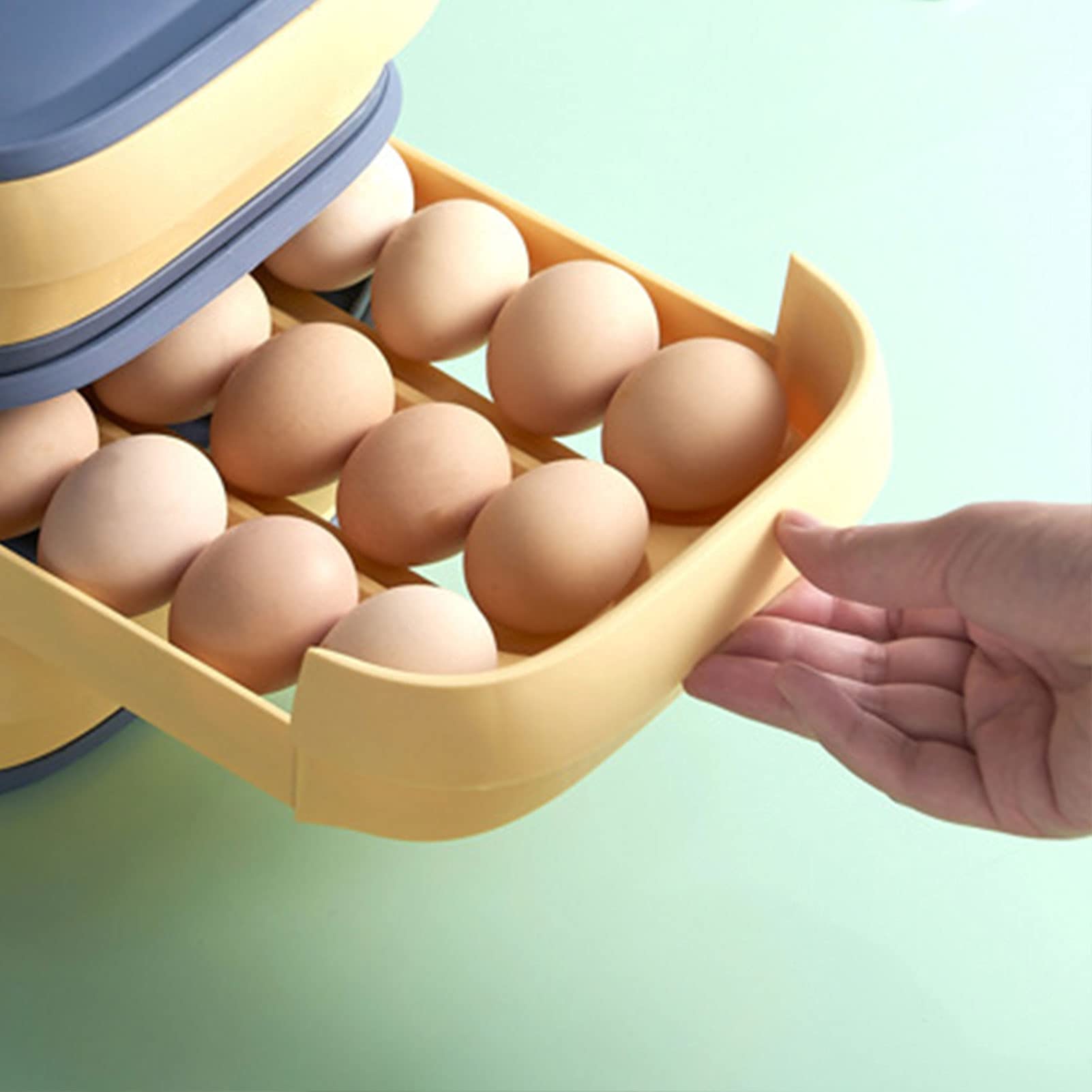 (🔥HOT SALE - 50% OFF) New Drawer Type Egg Storage Box, Buy 3 Get Extra 10% OFF