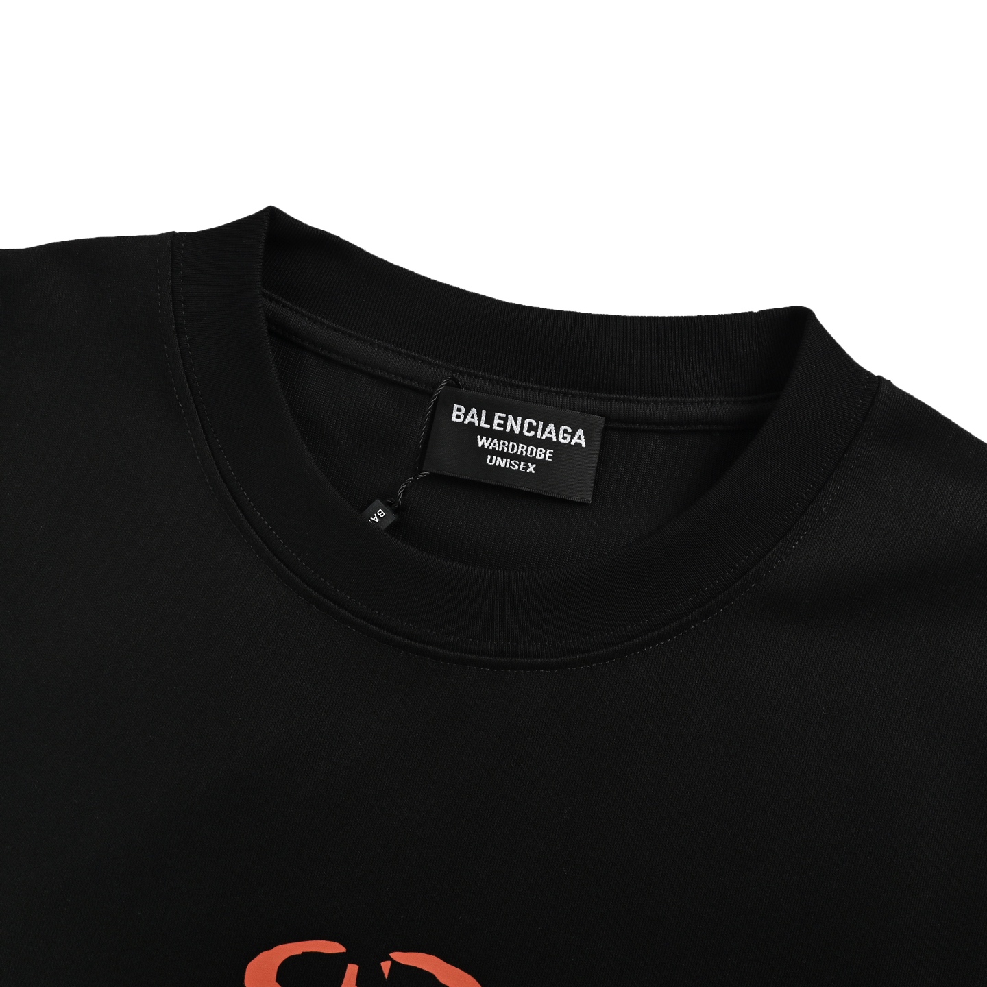 Balenciaga 25ss graffiti letter print short sleeve